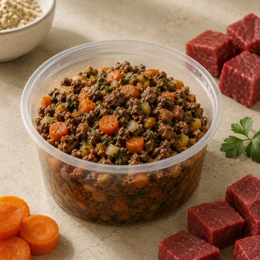 Pawbeefy - Fresh beef dog food by Pawby Kitchen