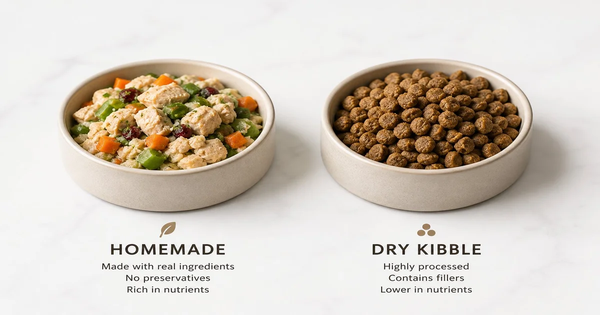 Fresh vs Dry Dog Food