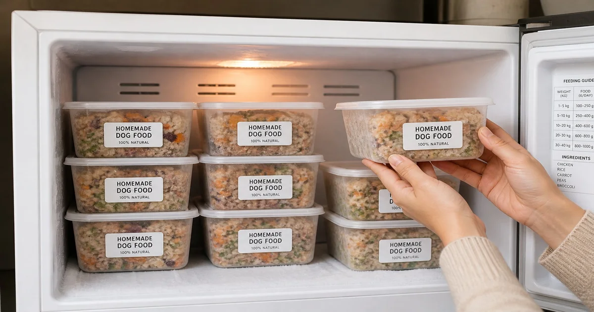 How to Store Frozen Dog Food