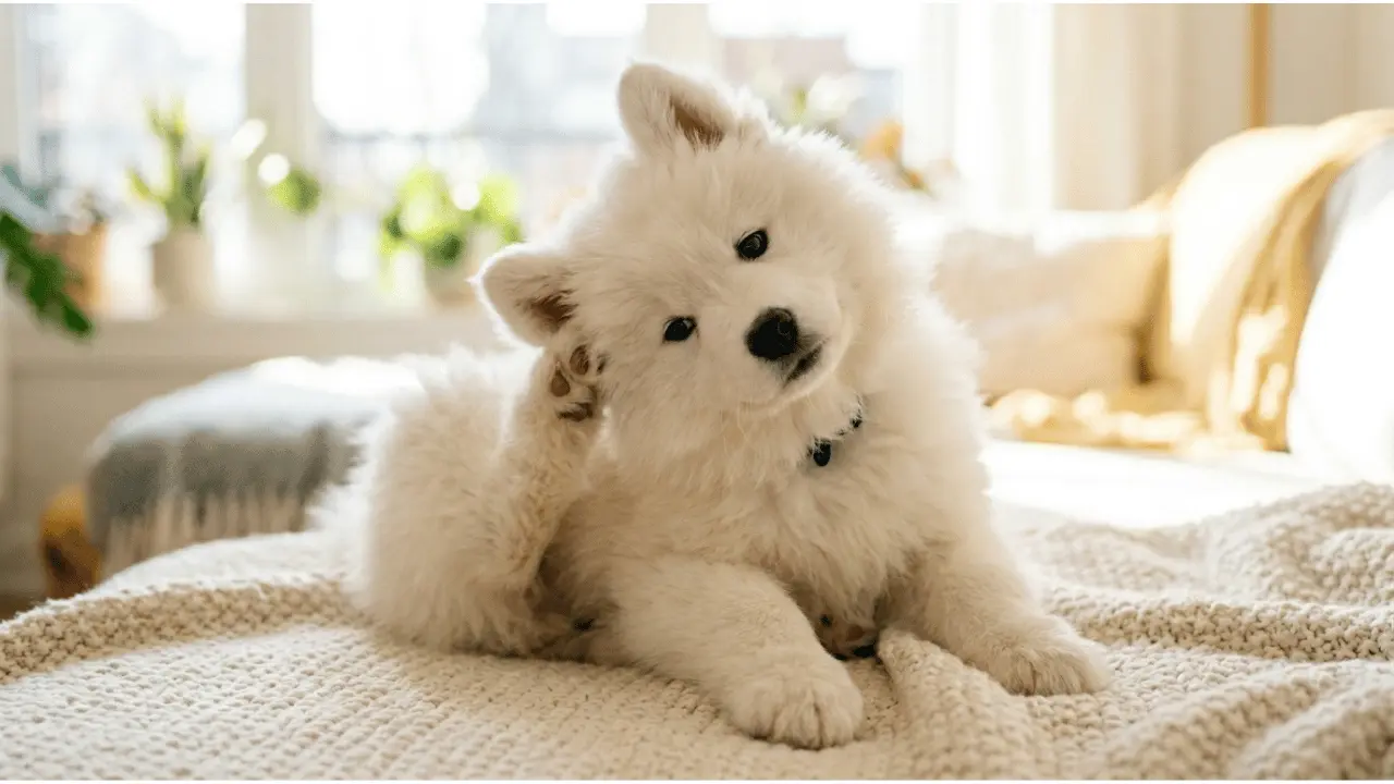 dog scratching itchy skin allergies