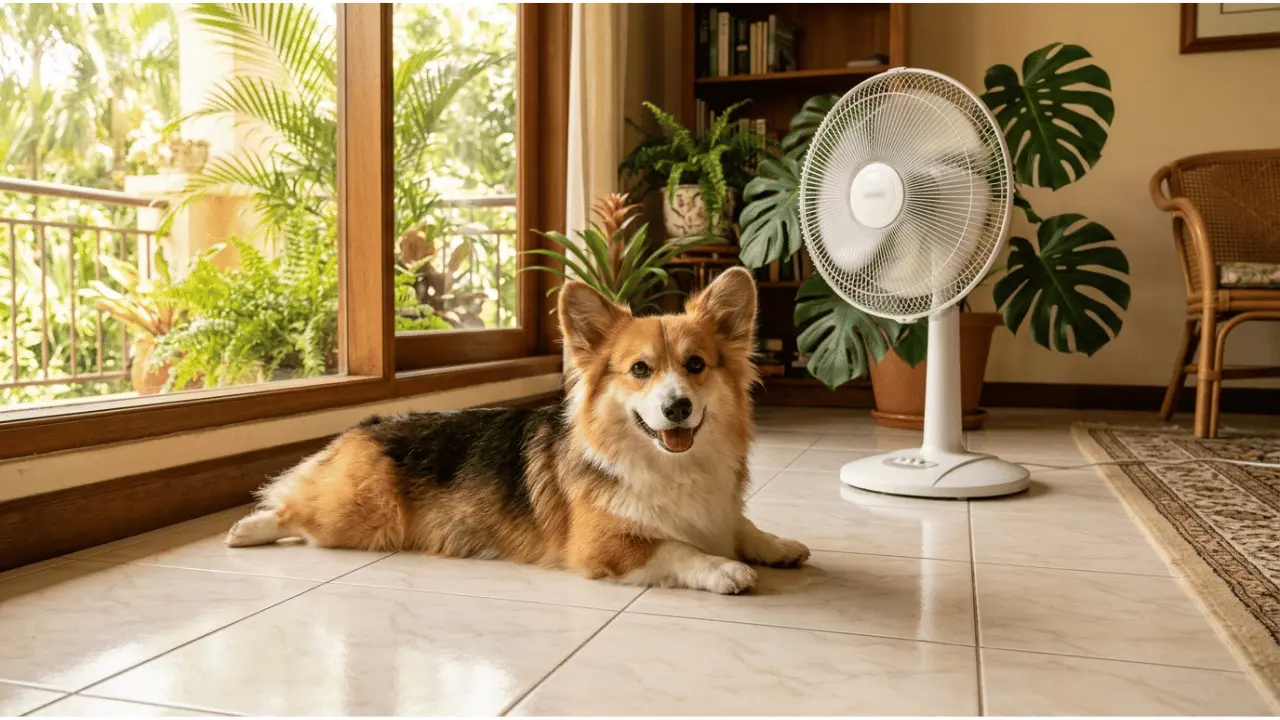 Keep dog cool in hot weather