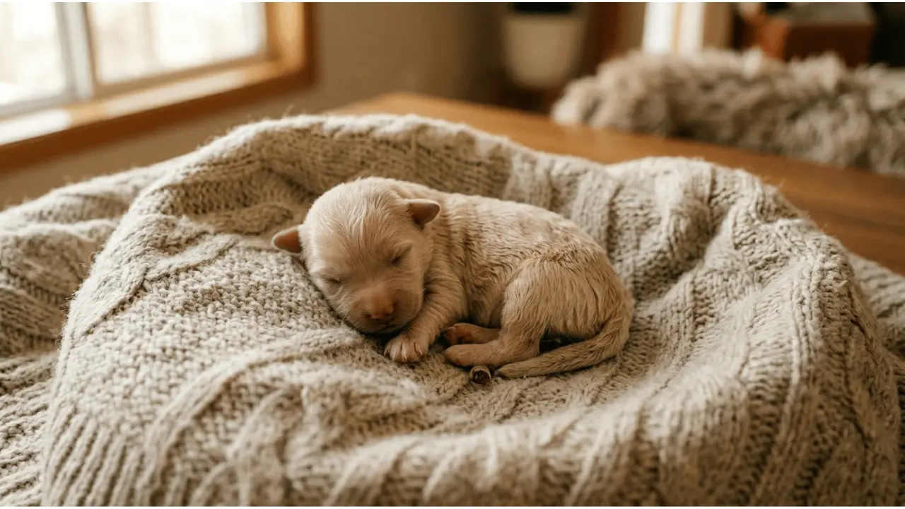 Puppy care first week at home